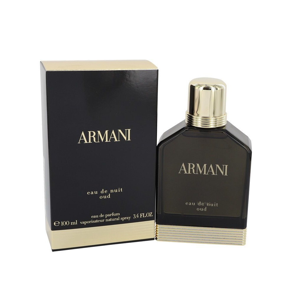 Armani Eau De Nuit Oud by Giorgio Armani Eau De Parfum Spray 3.4 oz