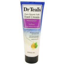 Dr Teal's Pure Epsom Salt Foot Cream by Dr Teal's Pure Epsom Salt Foot Cream with Shea Butter & Aloe Vera & Vitamin E 8 oz