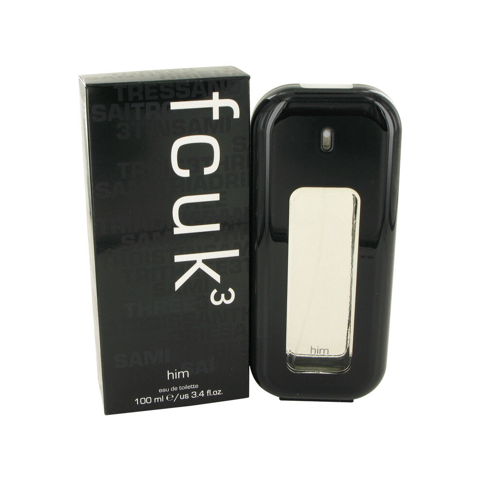 FCUK 3 by French Connection Eau De Toilette Spray 3.4 oz