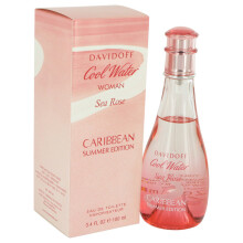 Cool Water Sea Rose Caribbean Summer by Davidoff Eau De Toilette Spray 3.4 oz