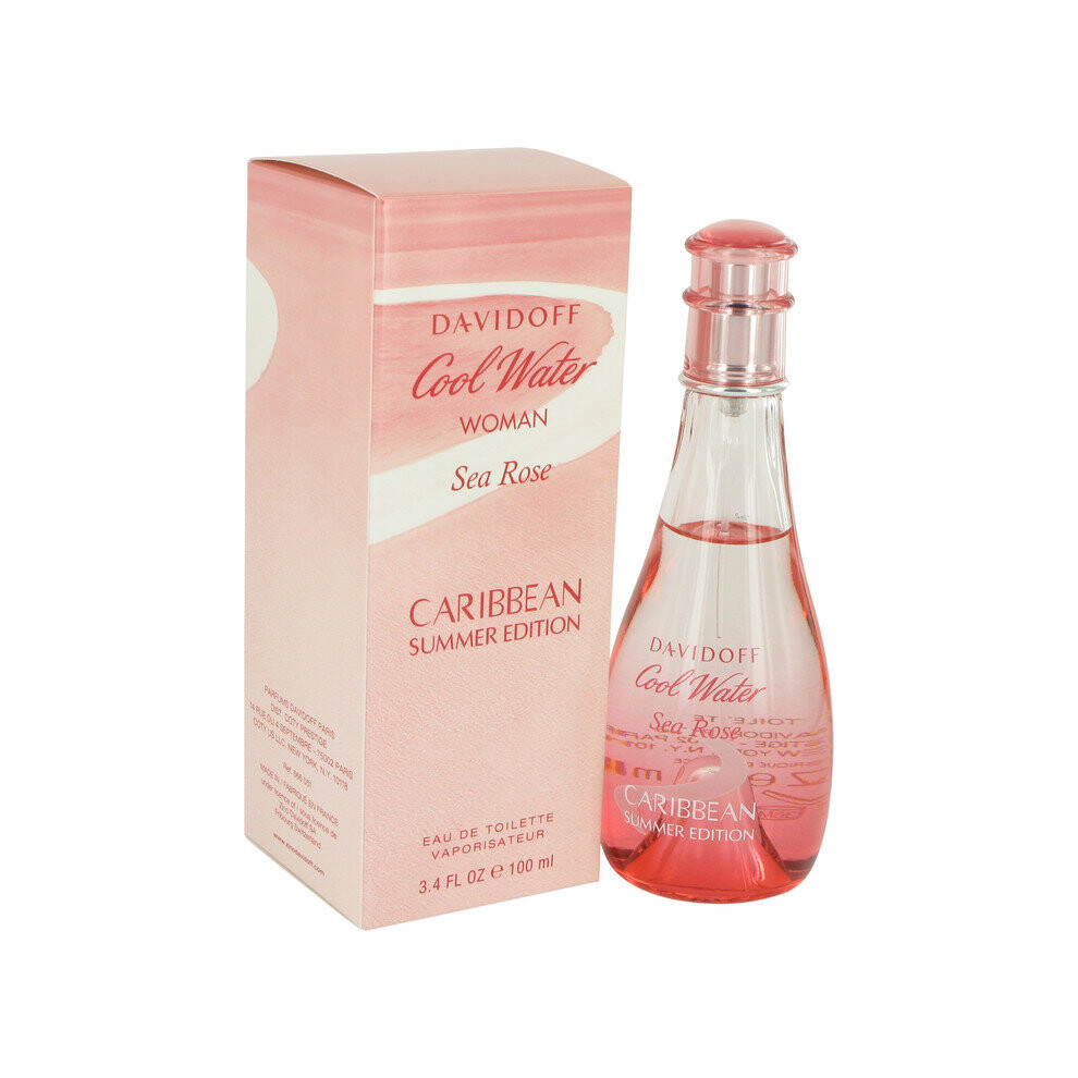 Cool Water Sea Rose Caribbean Summer by Davidoff Eau De Toilette Spray 3.4 oz