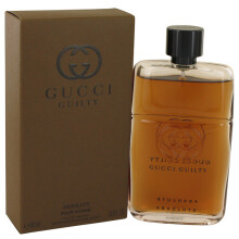 Gucci Guilty Absolute Pour Homme 90ml EDP Spray - Leather, Patchouli & Vetiver Amber-Woody