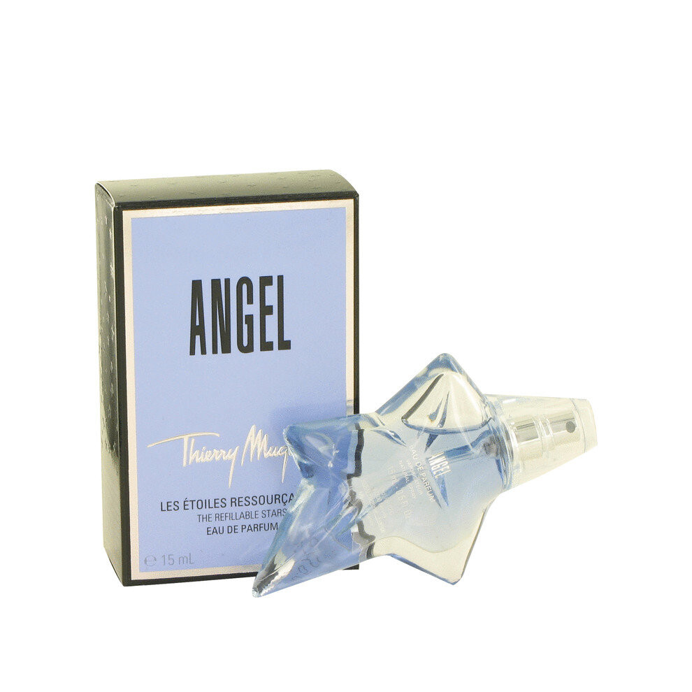 Angel by Thierry Mugler Eau de Parfum Spray Refillable 0.5 oz – Iconic, Luxurious, Long-Lasting Fragrance