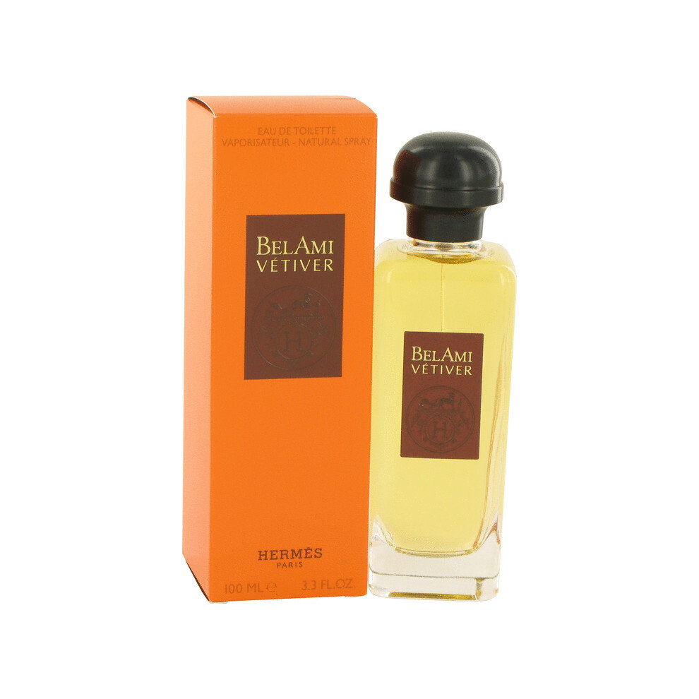 Bel Ami Vetiver by Hermes Eau De Toilette Spray 3.3 oz