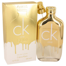 Calvin Klein CK1 Gold 200ml EDT Spray – Unisex Citrusy Floral Woody Fragrance, Long-Lasting