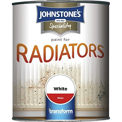 Johnstone's (750ml, Brilliant White Gloss) Johnstone's Paint for Radiators