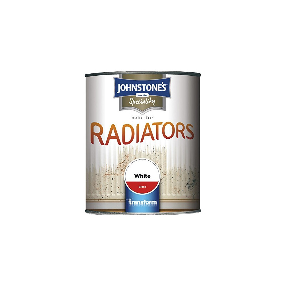 (750ml, Brilliant White Gloss) Johnstone's Paint for Radiators