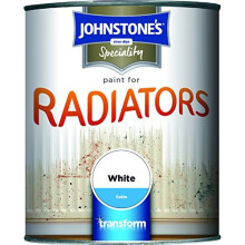 (750ml, Brilliant White Satin) Johnstone's Paint for Radiators