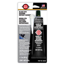 Super Glue Corp. N80046 Black RTV Silicone Instant Gasket- Pack of 12