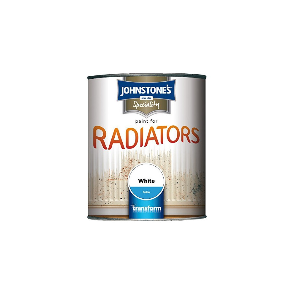 (250ml, Brilliant White Satin) Johnstone's Paint for Radiators