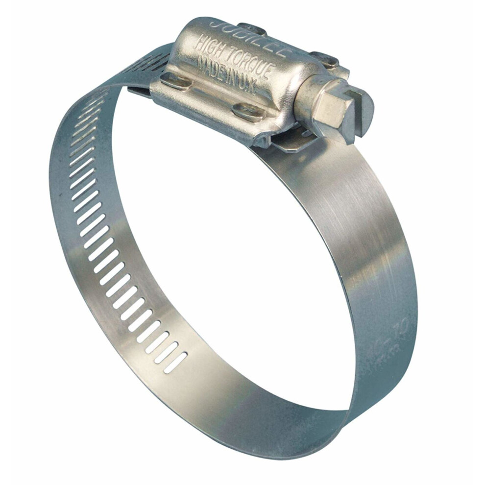 (190-220mm) Jubilee Genuine Clips Stainless Steel High Torque Hose Clamp