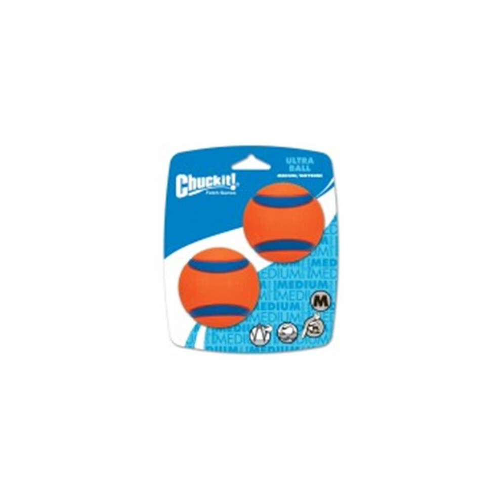 Photos - Dog Toy Chuckit Canine Hardware Petmate 600065 Ultra Rubber Balls 2Ct 
