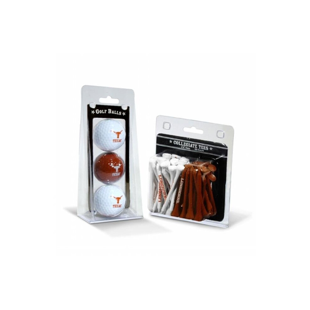 Photos - Golf Team  23399 NCAA - 3 Ball and 50 Tee Set - University of Texas Longhorns