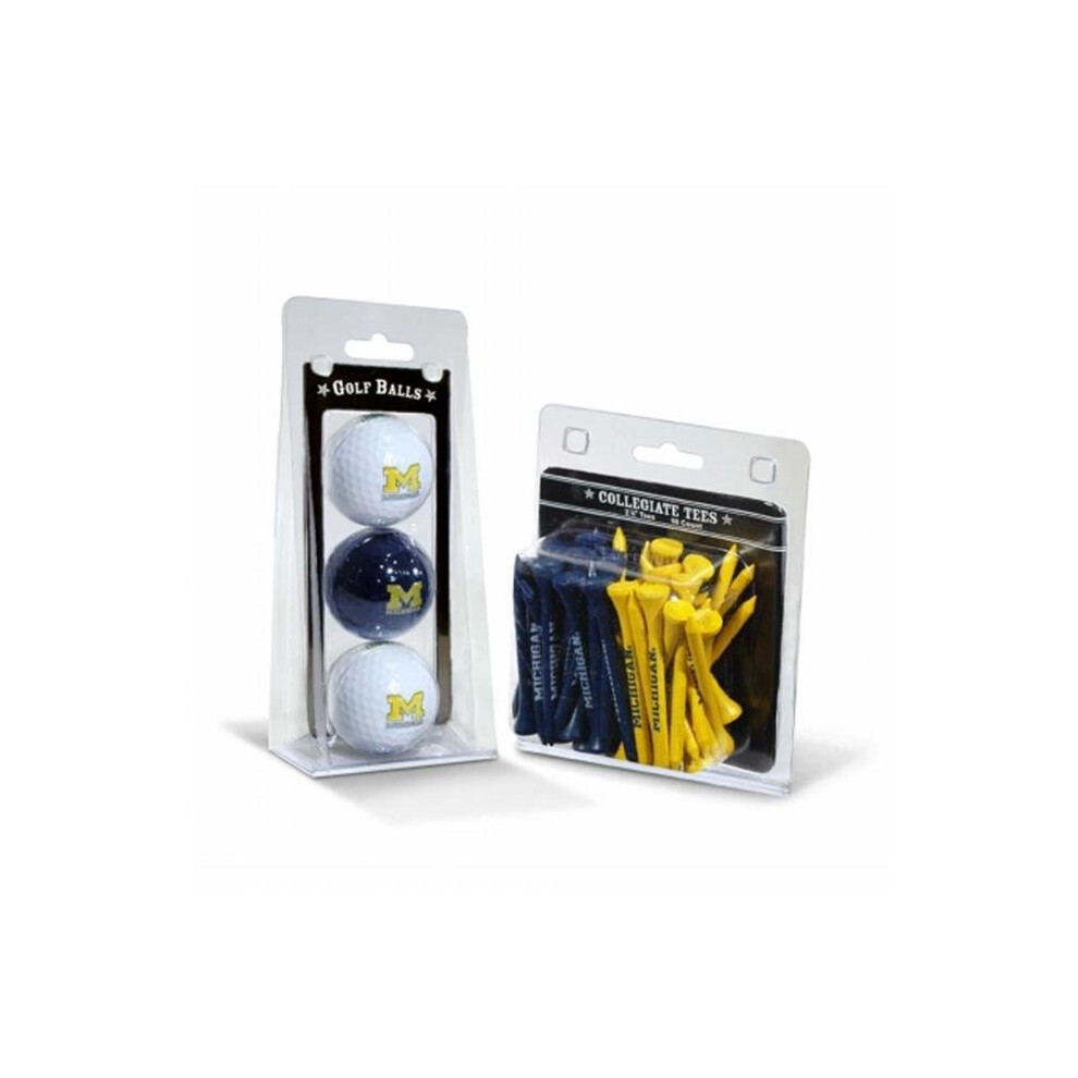 Photos - Golf Team  22299 NCAA - 3 Ball and 50 Tee Set - University of Michigan Wolverines