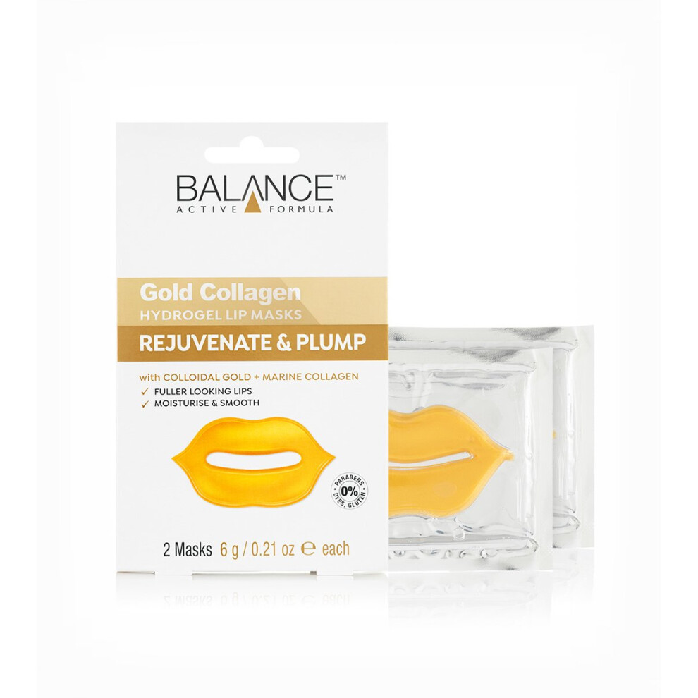 Balance Activ Gold Balance Active Formula Collagen Hydrogel Lip Masks