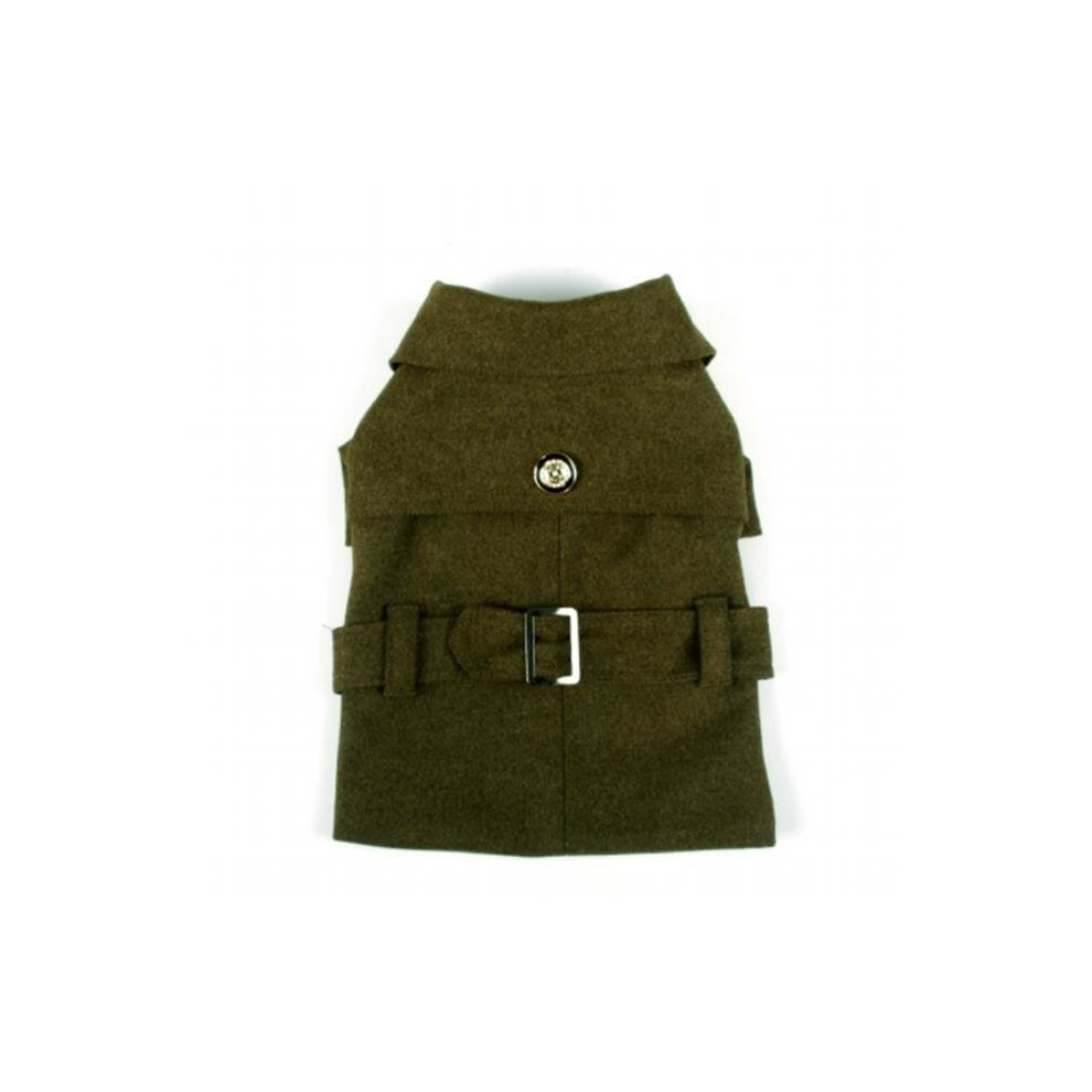Pet Life Galore Veste tendance en laine     boucle arri   re pour chien     Manteau d'hiver design pour chiens de petite, moyenne et grande taille