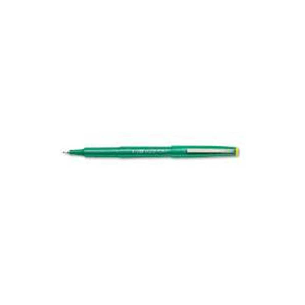 Pilot 11010 Razor Point Porous Point Stick Pen, Green