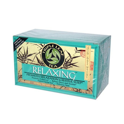 Triple Leaf Tea, Relaxante, Senza Caffè, 20 Buste di Tè, 1.16 oz (33 g)