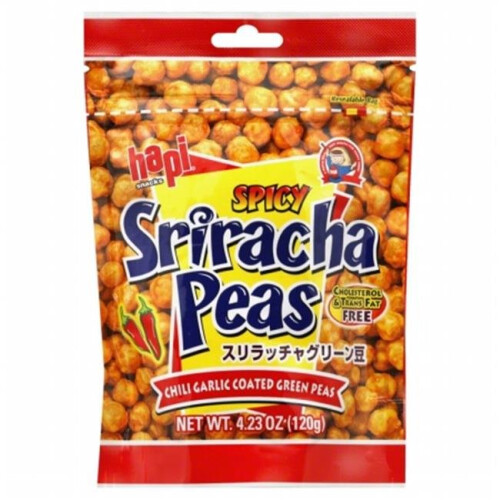 HAPI SNACK PEA GRN CHILI-4.23 OZ -Pack of 12
