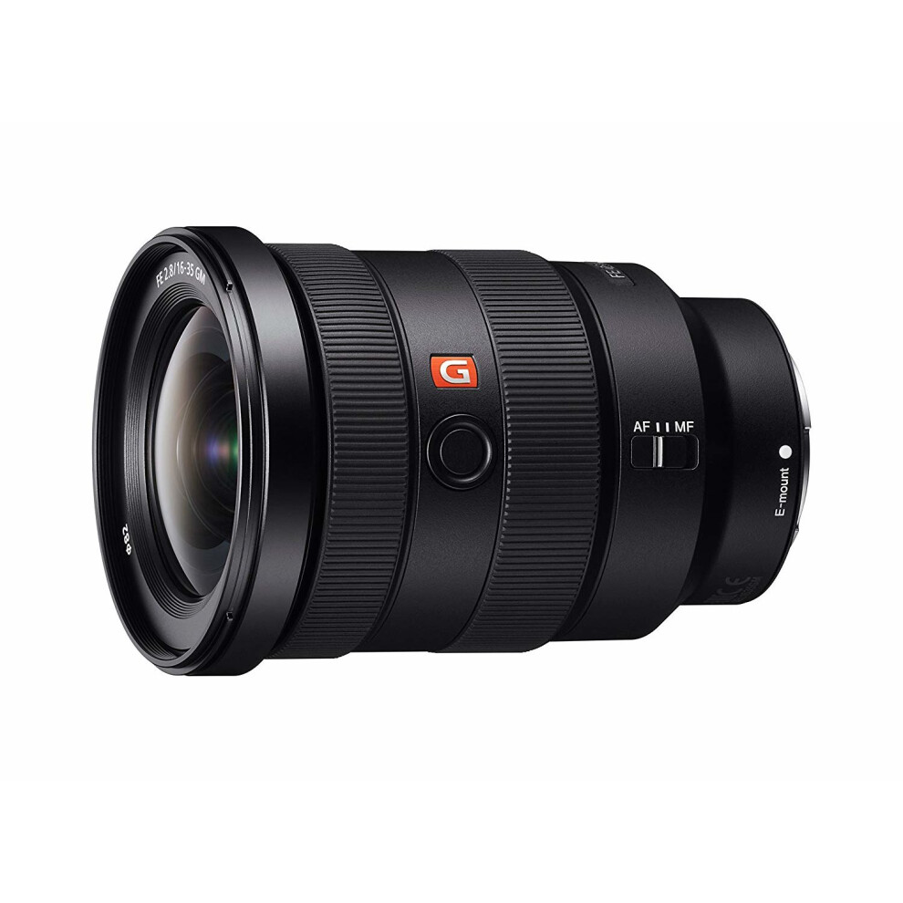 Sony SEL1635GM FE 16-35 mm F2.8 GM Wide-Angle Zoom Lens - Black