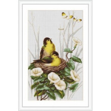 Birds In The Nest Cross Stitch Kit Luca S