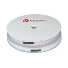 (20mm, 1m) White VELCRO® Brand PS18 Self Adhesive Hook and Loop Tape for PVC Vinyl