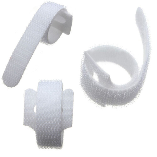 Velcro (20) VELCRO® Brand Cable Ties One Wrap Double Sided Straps White