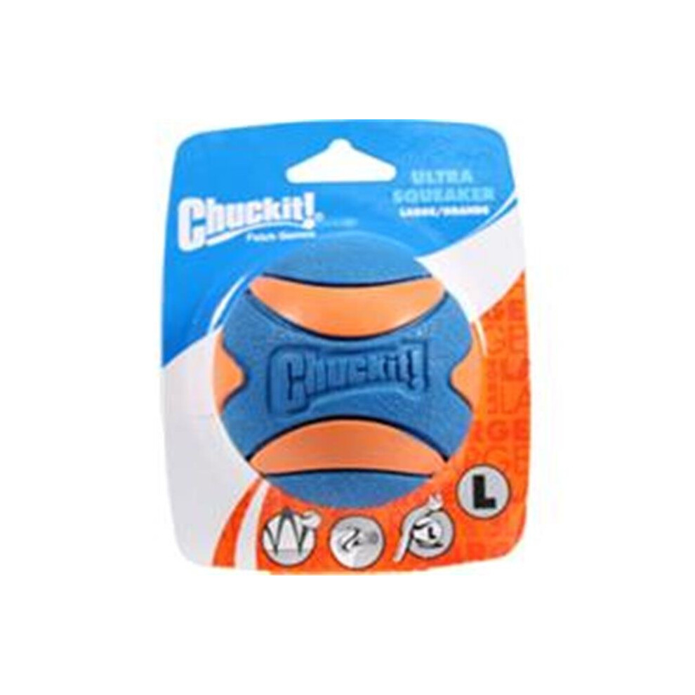 Canine Hardware 012228 Chuck It Ultra Squeaker Ball Dog Toy - Large