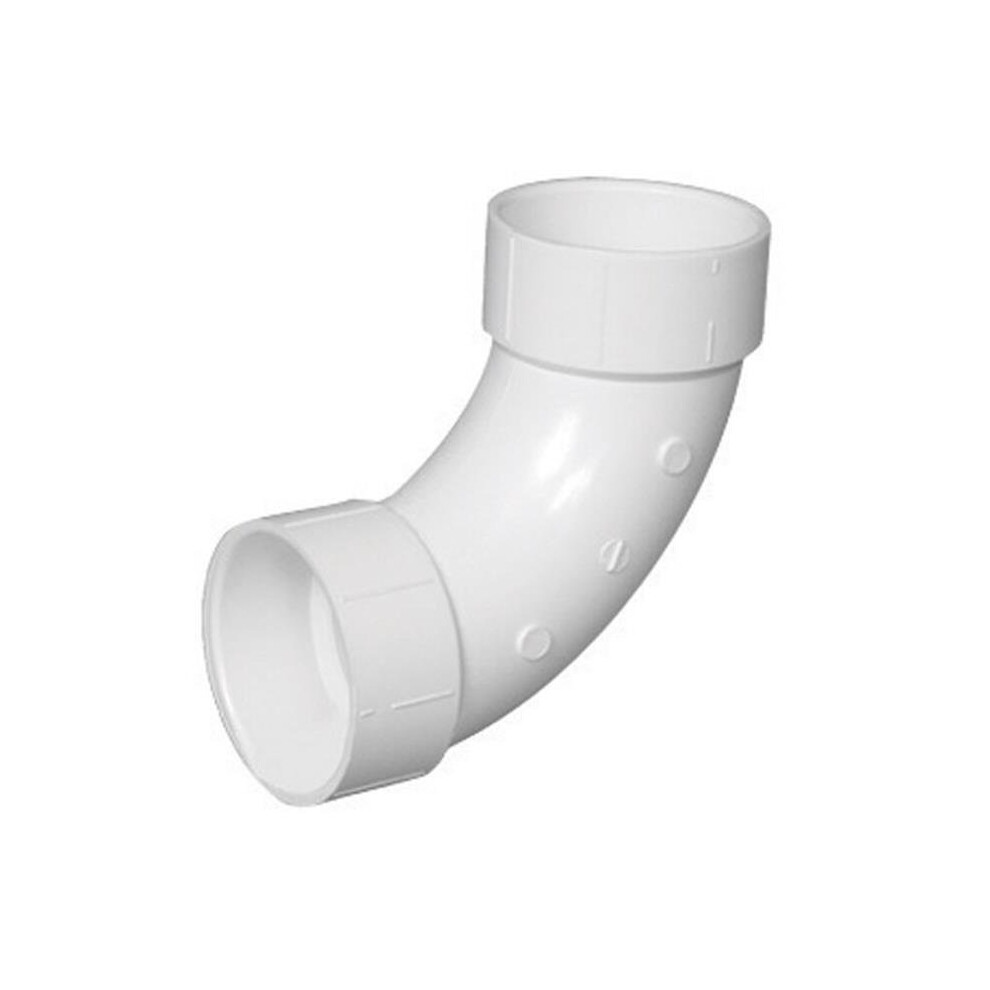 Charlotte Pipe & Foundry Pvc003041200ha 90 Deg Pvc Dwv Long Sweep Elbow 4 In. 611942033812