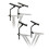 Ultimate Support VSIQ200B 2nd Tier Electronic Keyboard Stand 1