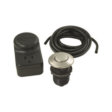 Insinkerator 4785747 Garbage Disposal Sink Top Switch&, Satin Nickel