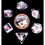 Metallic Dice Games 7-Set Mini: MBL met RD-nummers 1