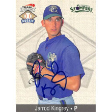 Autograph Warehouse 343807 Jarrod Kingrey Autographed Baseball Card - Toronto Blue Jays, FT 1999 Team Best No. 45 Rookie