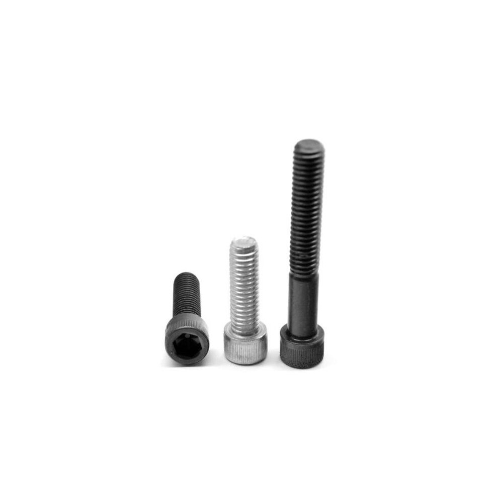 ASMC Industrial No.10-24 x 1 in. - FT Coarse Thread Socket Head Cap Screw, Nylon Pellet - Alloy Steel - Black Oxide - 100 Piece-image-OPC-PQP6SS-NEW