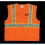 2W MS330C-2 L Class 2 Mesh And Solid, Ansi Vest - Orange, Large 1