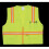 2W 8048-A M Multi-Pocket Surveyor Vest - Lime, Medium 1