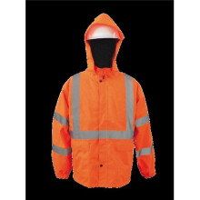 2W 730C-3 2XL 100 Percent Waterproof Rain Jacket - Orange, 2XL