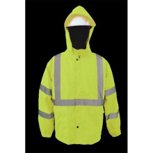 2W 750C-3 4XL 100 Percent Waterproof Rain Jacket - Lime, 4 Extra Large