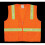 2W 8038-A M Multi-Pocket Surveyor Vest - Orange, Medium 1