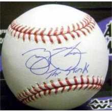 Autograph Warehouse 409875 George Theodore Autographed Baseball - OMLB New York Mets Nickname Added Inscribed The Stork