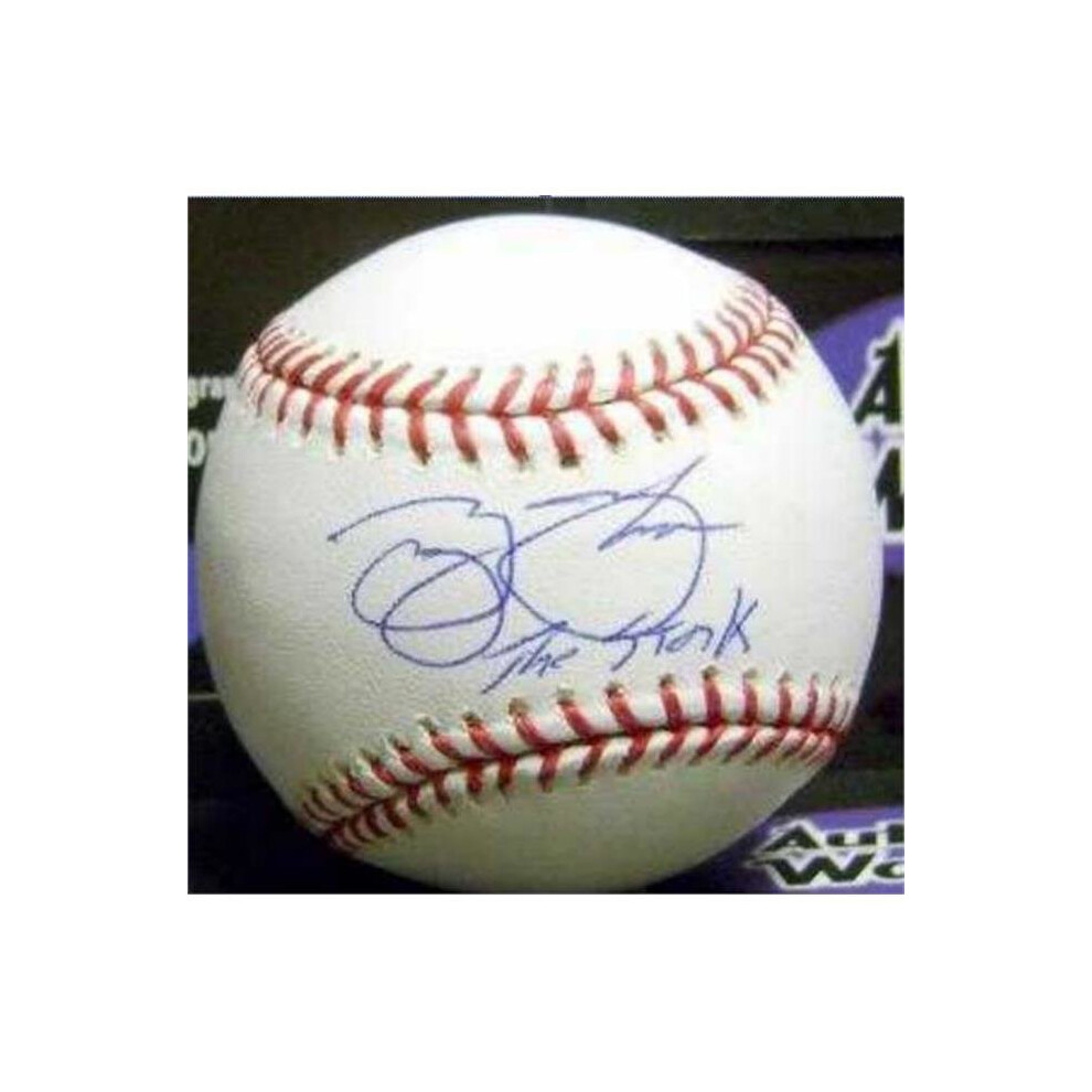 Photos - Other Inventory Autograph Warehouse 409875 George Theodore Autographed Baseball - OMLB New York Mets Nickname Added Inscribed The Stork