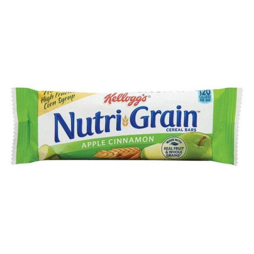 Kelloggs Nutri-Grain 35645 1.3 oz Apple-Cinnamon Cereal Bar - pack of 16