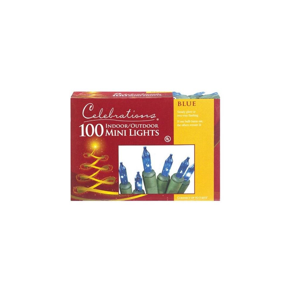 Celebrations 4004-71 100 Mini Blue Light Set