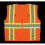 2W M7038C-2 M Class 2 Mesh Multi-Pocket Vest - Orange, Medium 1