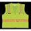 2W 8048-M M Multi-Pocket Surveyor Vest - Lime, Medium 1