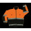 2W 330C-3 3XL Class 3 Reversible Bomber Jacket - Black & Orange, 3 Extra Large 1