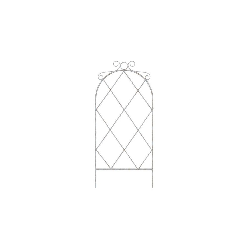 Panacea 7506900 36 x 10 x 0.5 in. Steel Pot Trellis  White