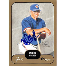 Autograph Warehouse 343809 Miguel Negron Autographed Baseball Card - Toronto Blue Jays, FT 2002 Just Minors No. 26 Rookie