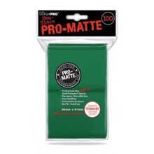 ULTRA PRO - Standard Deck Protector PRO-Matte Grün '100 Hüllen' : Trading Card , ML