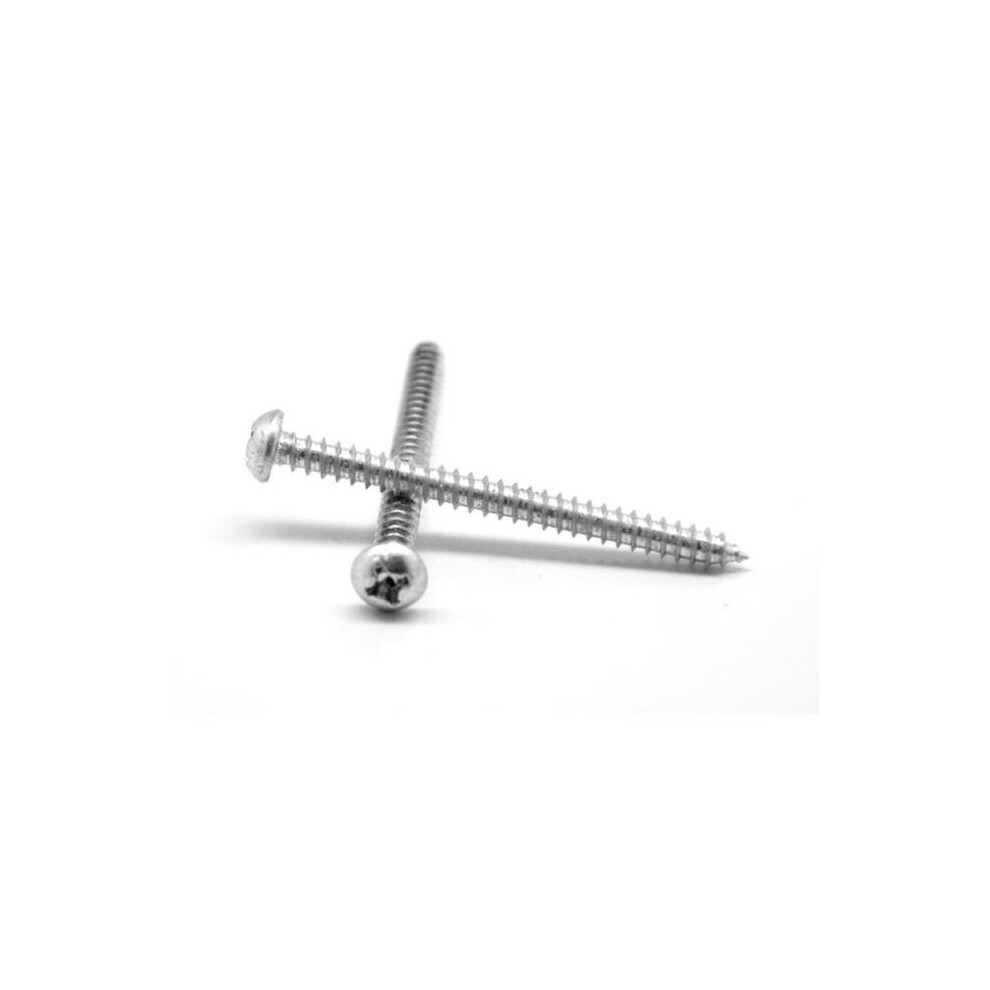 Asmc Industrial No.10-16 X 0.38 Phillips Round Head Type B Sheet Metal Screw, Low Carbon Steel - Zinc Plated - 8000 Piece 600920095621